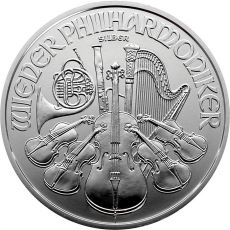 Strieborná investičná minca Wiener Philharmoniker 1 Oz